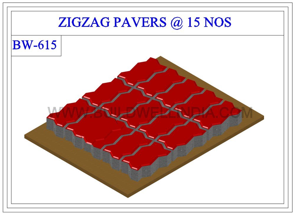 Zig-Zag Uni-Paver 225 × 112.5 mm on pallet